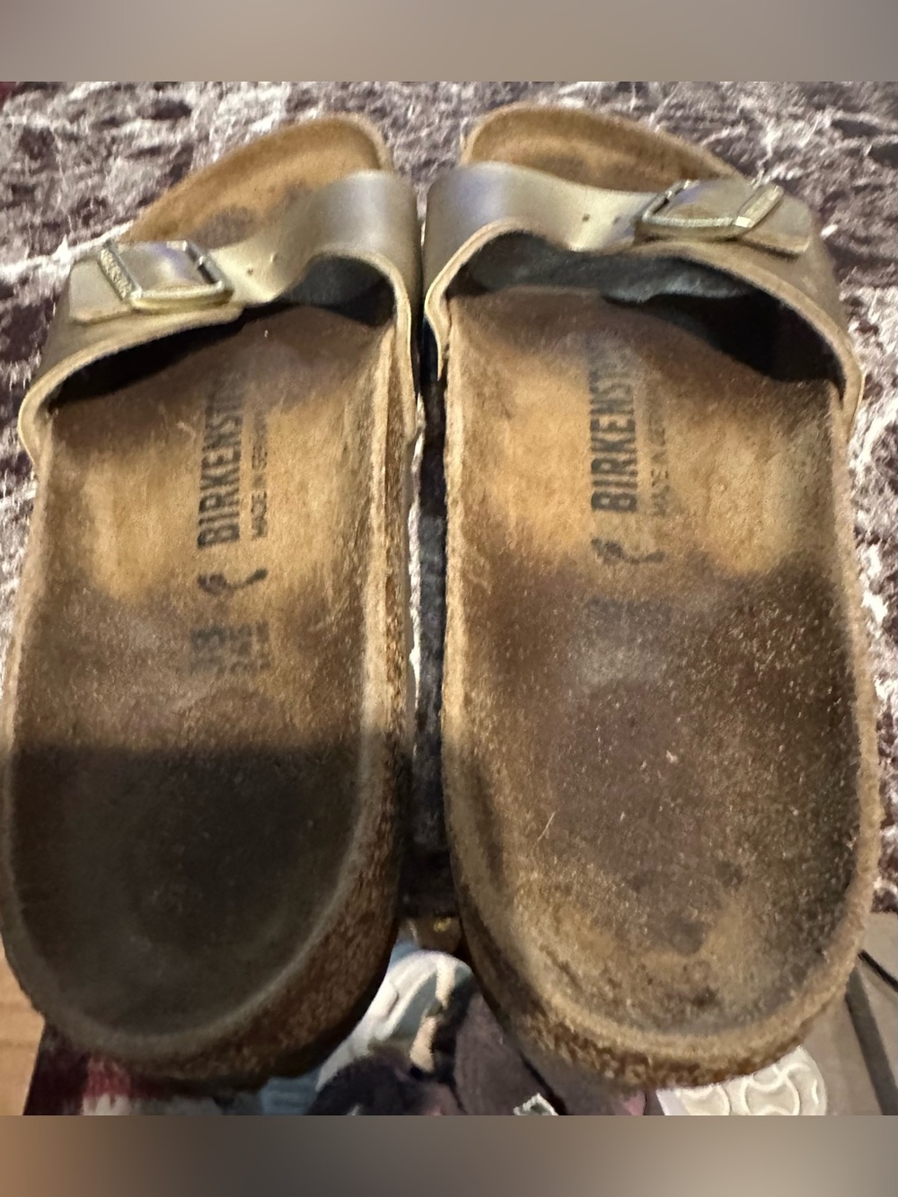 Birkenstock Brown Single-Strap Sandals